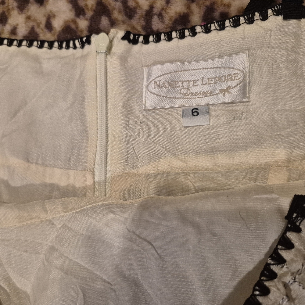 Vintage Nanette Lepore Silk Dress 6 - Picture 7 of 13